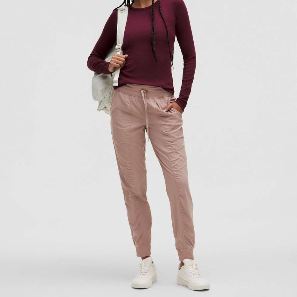 NWT Lululemon Dance Studio Mid-Rise Joggers, Sz 6, Twilight Rose - Picture 5 of 6